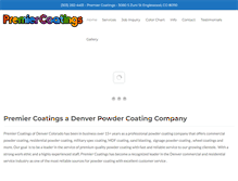 Tablet Screenshot of denverpowdercoating.com